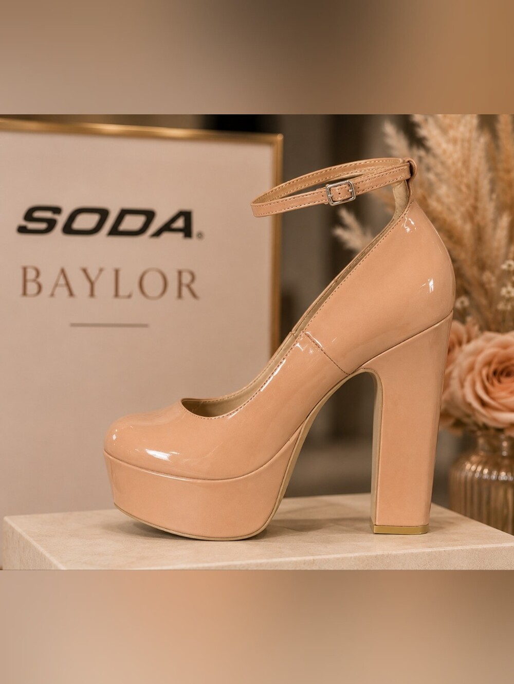 Ankle-Strap Platform  Pumps 'BAYLOR' By SODA